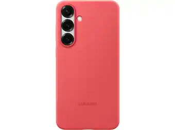 MediaMarkt Samsung Silicone Telefoonhoesje Voor Samsung Galaxy S25 Plus Rood aanbieding