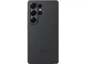 MediaMarkt Samsung Silicone Telefoonhoesje Voor Samsung Galaxy S25 Ultra Zwart aanbieding