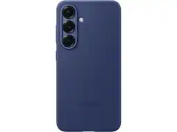 MediaMarkt Samsung Silicone Telefoonhoesje Voor Samsung Galaxy S25 Blauw aanbieding