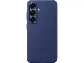 MediaMarkt Samsung Silicone Telefoonhoesje Voor Samsung Galaxy S25 Blauw aanbieding