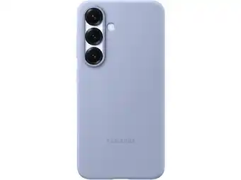 MediaMarkt Samsung Silicone Telefoonhoesje Voor Samsung Galaxy S25 Licht Blauw aanbieding