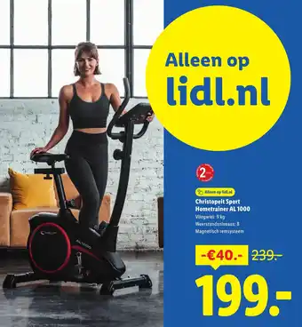 Christopeit Sport Hometrainer AL 1000