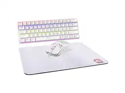 MediaMarkt Qware Gaming Bundel - El Paso Bedraad Gamingtoetsenbord En -muis Wit aanbieding