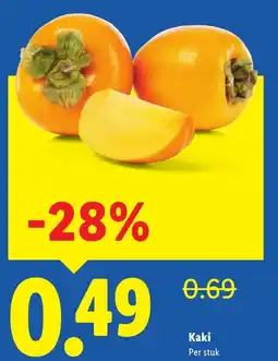 Lidl Kaki aanbieding