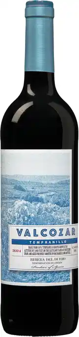 Wijnvoordeel Valcozar Tempranillo Ribera del Duero aanbieding
