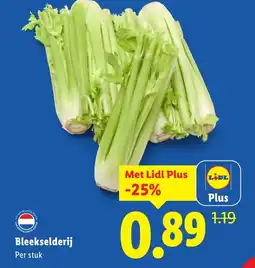 Lidl Bleekselderij aanbieding