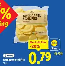 Lidl Aardappelschijfjes aanbieding
