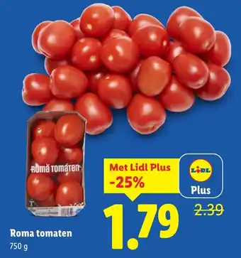 Lidl Roma tomaten aanbieding