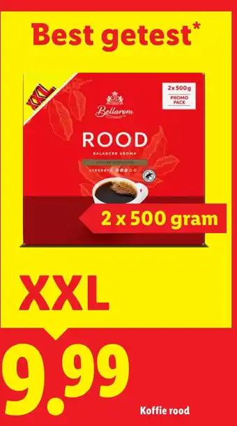 Lidl Koffie rood XXL aanbieding