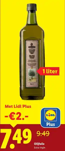 Lidl Olijfolie Extra virgin aanbieding