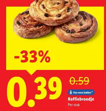 Lidl Koffiebroodje aanbieding