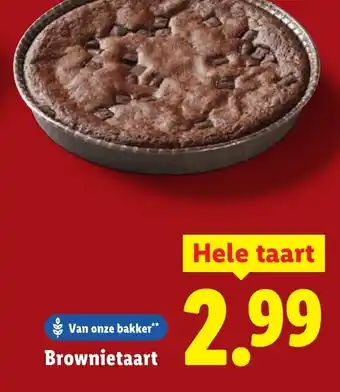 Lidl Brownietaart aanbieding