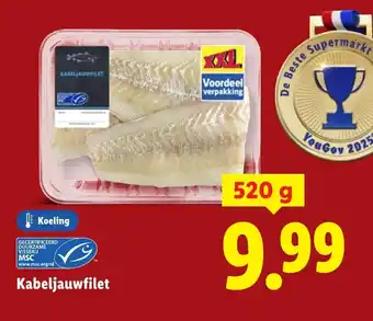 Lidl Kabeljauwfilet aanbieding
