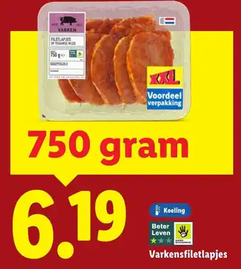 Lidl Varkensfiletlapjes aanbieding