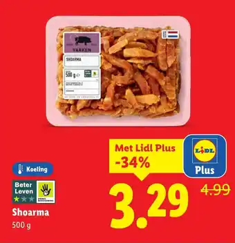 Lidl Shoarma aanbieding