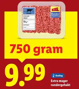 Lidl Extra mager rundergehakt aanbieding