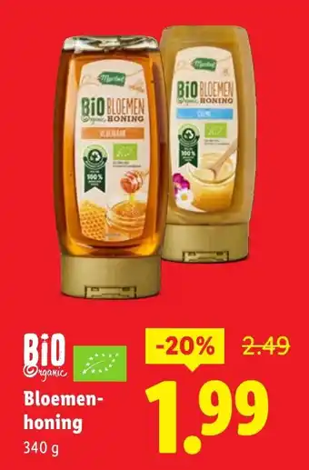 Lidl Bloemen- honing aanbieding