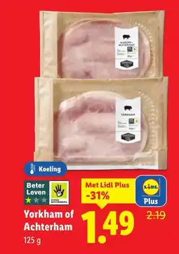 Lidl Yorkham of Achterham aanbieding