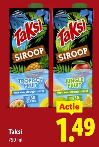 Lidl Taksi aanbieding