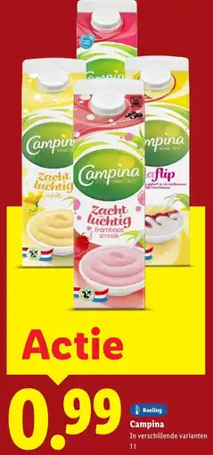 Lidl Campina aanbieding