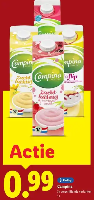 Lidl Campina aanbieding