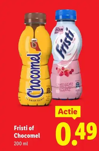 Lidl Fristi of Chocomel aanbieding