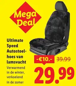 Lidl Ultimate Speed Autostoelhoes van lamsvacht aanbieding