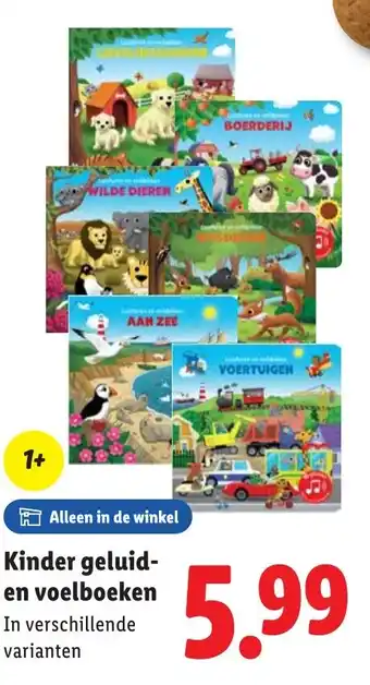 Lidl Kinder geluid en voelboeken aanbieding