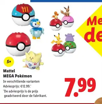 Lidl Mattel MEGA Pokémon aanbieding