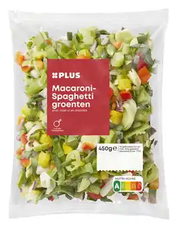 PLUS PLUS Macaroni-spaghetti groenten aanbieding
