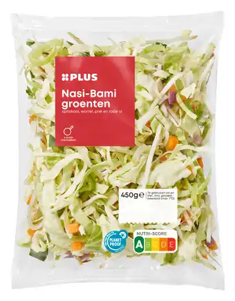 PLUS PLUS Nasi-Bami groenten aanbieding