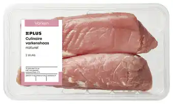 PLUS PLUS Culinaire varkenshaas naturel 2 stuks aanbieding