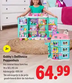 Lidl Gabby's Dollhouse Poppenhuis aanbieding