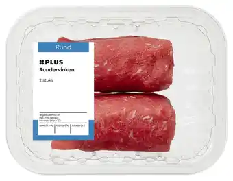 PLUS PLUS Rundervinken 2 stuks aanbieding