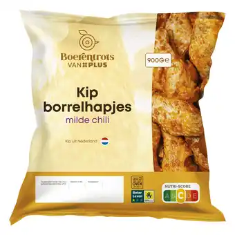 PLUS PLUS Boerentrots Kipborrelhapjes milde chili aanbieding