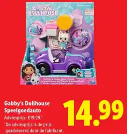 Lidl Gabby's Dollhouse Speelgoedauto aanbieding