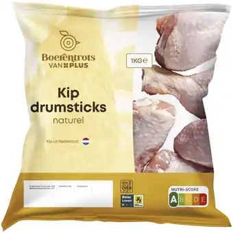 PLUS PLUS Boerentrots Kipdrumsticks naturel VDV aanbieding