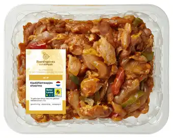 PLUS PLUS Boerentrots Kipdijfiletreepjes shoarma aanbieding