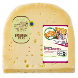 PLUS GIJS Boerenkaas extra belegen 48+ stuk aanbieding