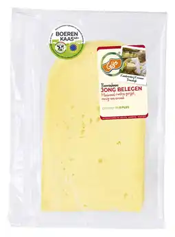PLUS GIJS Boerenkaas jong belegen 48+ plakken aanbieding