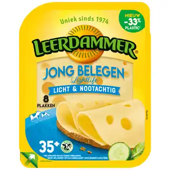 PLUS Leerdammer Jong belegen lightlife 35+ plakken aanbieding