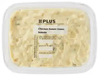PLUS PLUS Chicken sweet onionsalade aanbieding