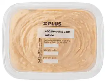 PLUS PLUS Gerookte zalmsalade aanbieding