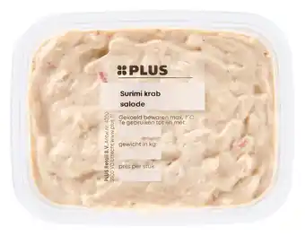 PLUS PLUS Surimi krab salade aanbieding