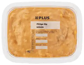 PLUS PLUS Pittige Kipsalade aanbieding