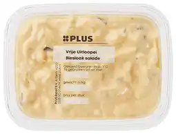 PLUS PLUS Vrije uitloop ei-bieslooksalade aanbieding