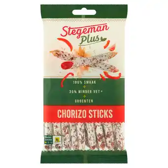 PLUS Stegeman Plus Chorizo sticks aanbieding