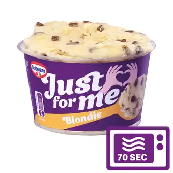 PLUS Dr. Oetker Just for Me Blondie Mini aanbieding