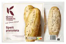 PLUS PLUS Korenlanders Spelt pistolets met desem bereid aanbieding