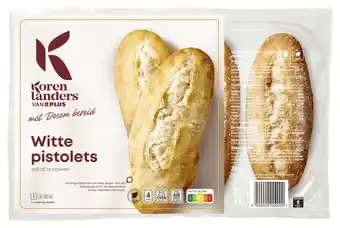 PLUS PLUS Korenlanders Witte pistolets met desem bereid aanbieding